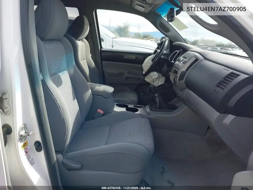 5TELU4EN7AZ700905 2010 Toyota Tacoma Base V6