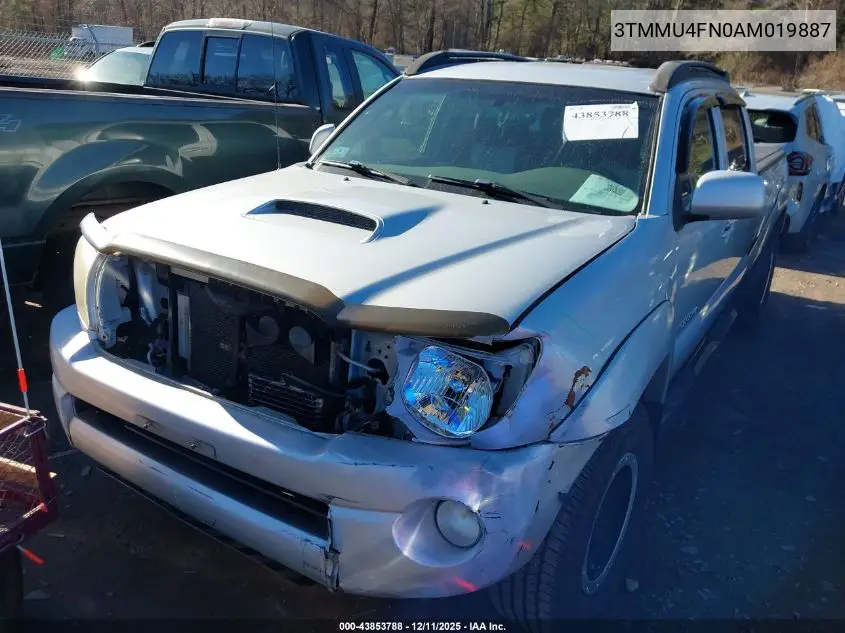 3TMMU4FN0AM019887 2010 Toyota Tacoma Base V6