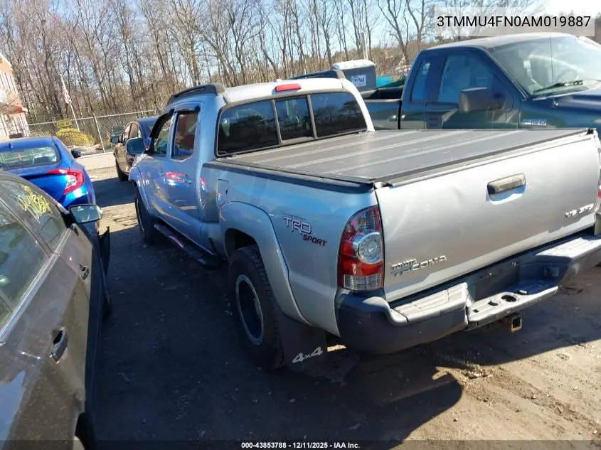 3TMMU4FN0AM019887 2010 Toyota Tacoma Base V6