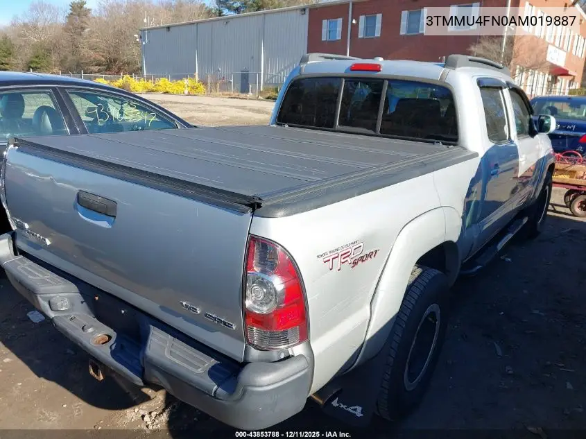 3TMMU4FN0AM019887 2010 Toyota Tacoma Base V6