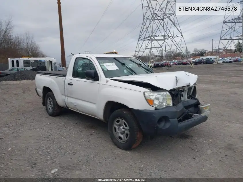 5TENX4CN8AZ745578 2010 Toyota Tacoma