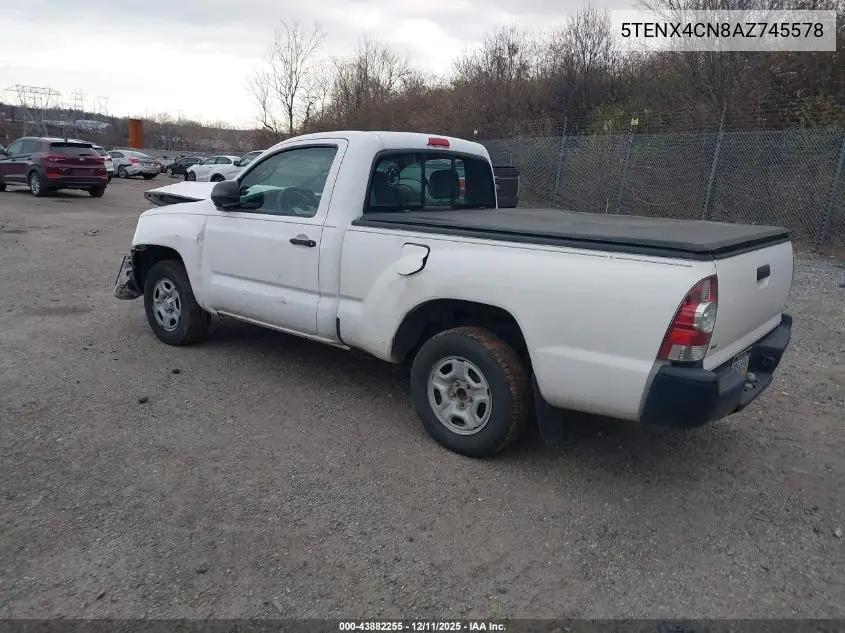 5TENX4CN8AZ745578 2010 Toyota Tacoma