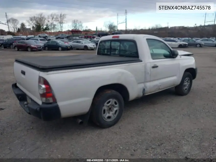 5TENX4CN8AZ745578 2010 Toyota Tacoma