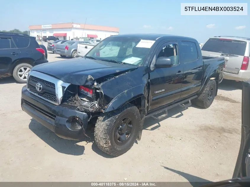 5TFLU4EN4BX003524 2011 Toyota Tacoma Base V6