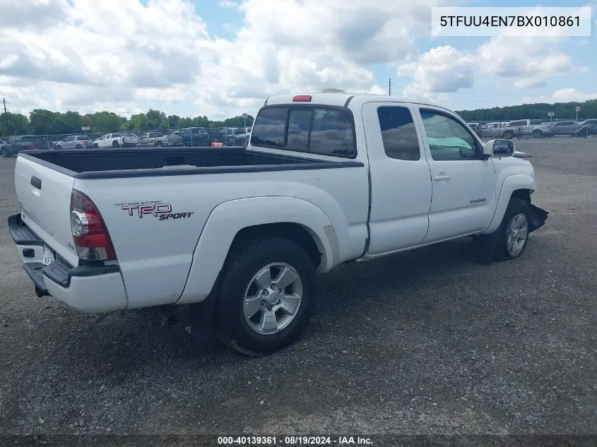 5TFUU4EN7BX010861 2011 Toyota Tacoma Base V6