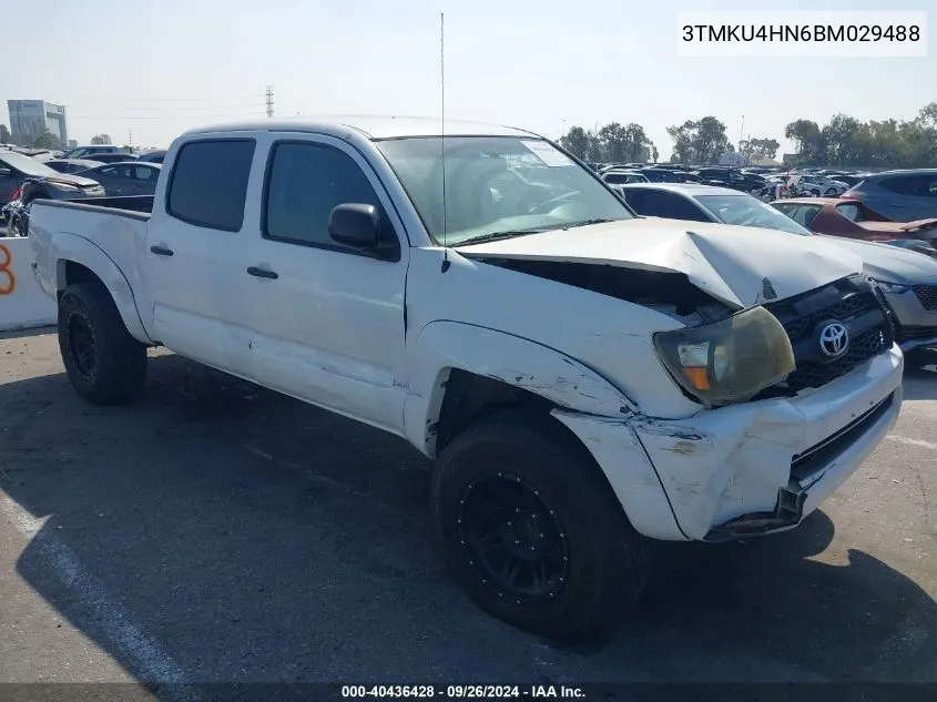 3TMKU4HN6BM029488 2011 Toyota Tacoma Prerunner V6