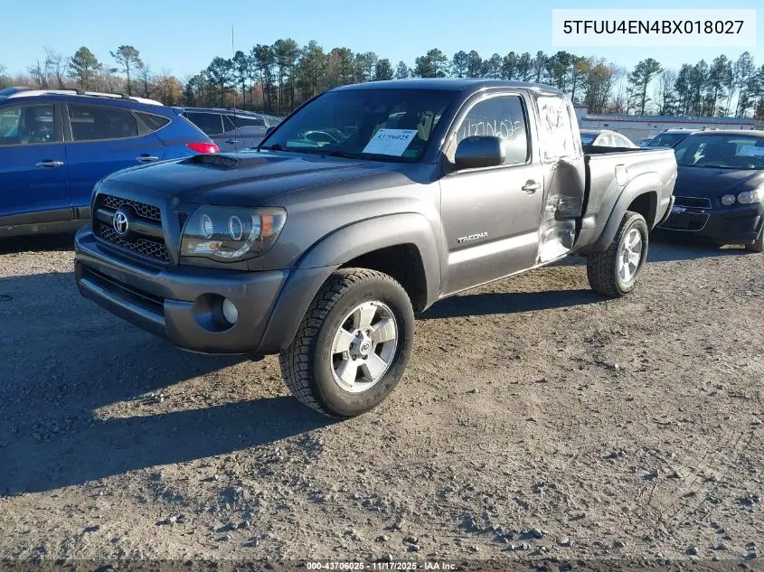 5TFUU4EN4BX018027 2011 Toyota Tacoma Base V6