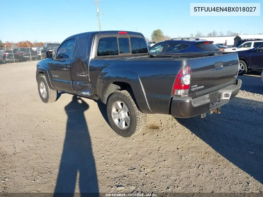 5TFUU4EN4BX018027 2011 Toyota Tacoma Base V6