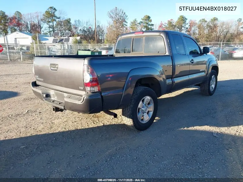 5TFUU4EN4BX018027 2011 Toyota Tacoma Base V6
