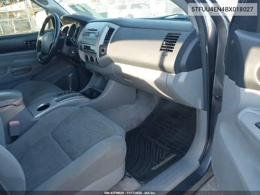 5TFUU4EN4BX018027 2011 Toyota Tacoma Base V6
