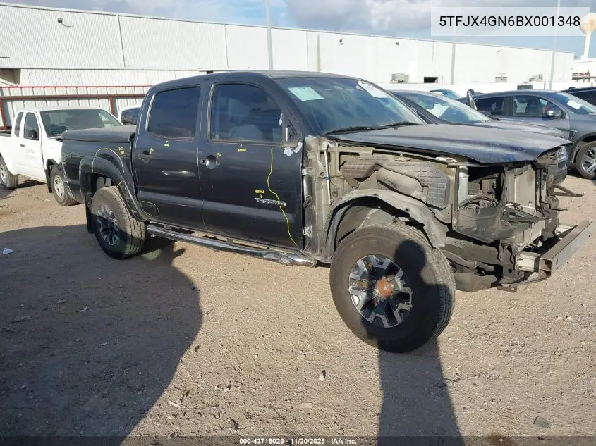 5TFJX4GN6BX001348 2011 Toyota Tacoma Prerunner