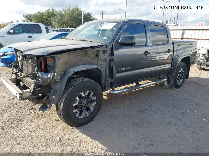 5TFJX4GN6BX001348 2011 Toyota Tacoma Prerunner