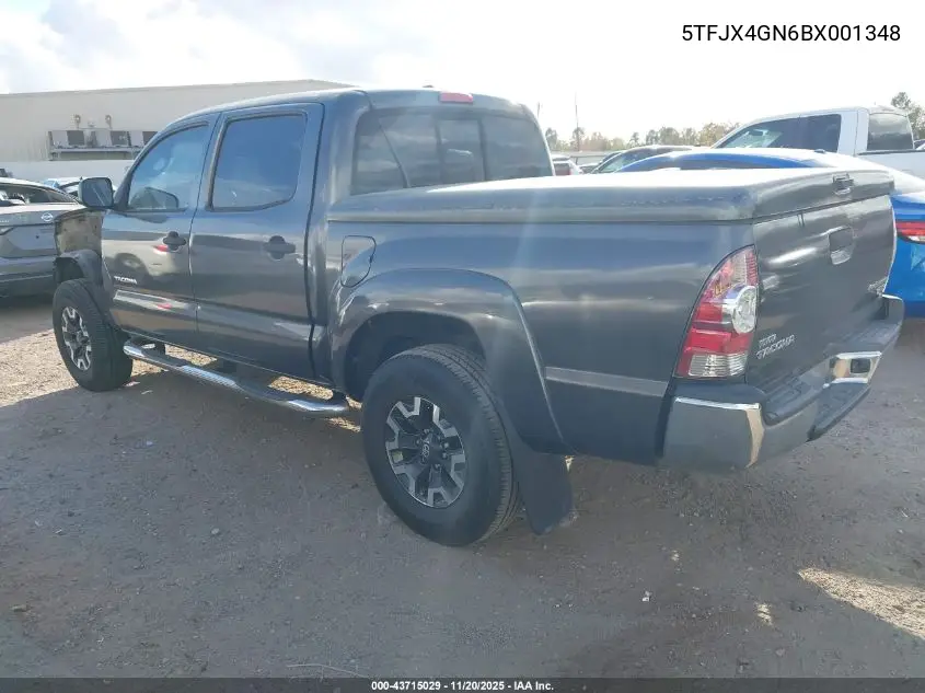 5TFJX4GN6BX001348 2011 Toyota Tacoma Prerunner