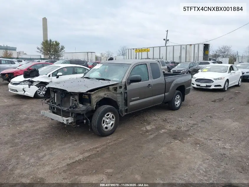 5TFTX4CNXBX001884 2011 Toyota Tacoma