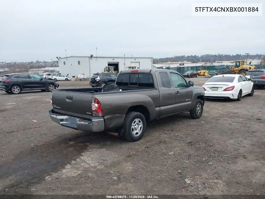 5TFTX4CNXBX001884 2011 Toyota Tacoma