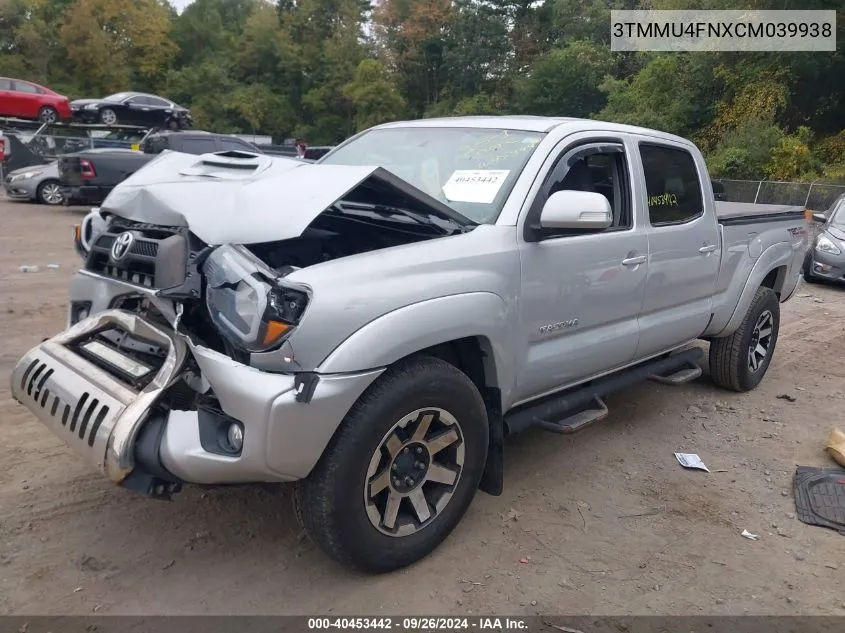 3TMMU4FNXCM039938 2012 Toyota Tacoma Base V6