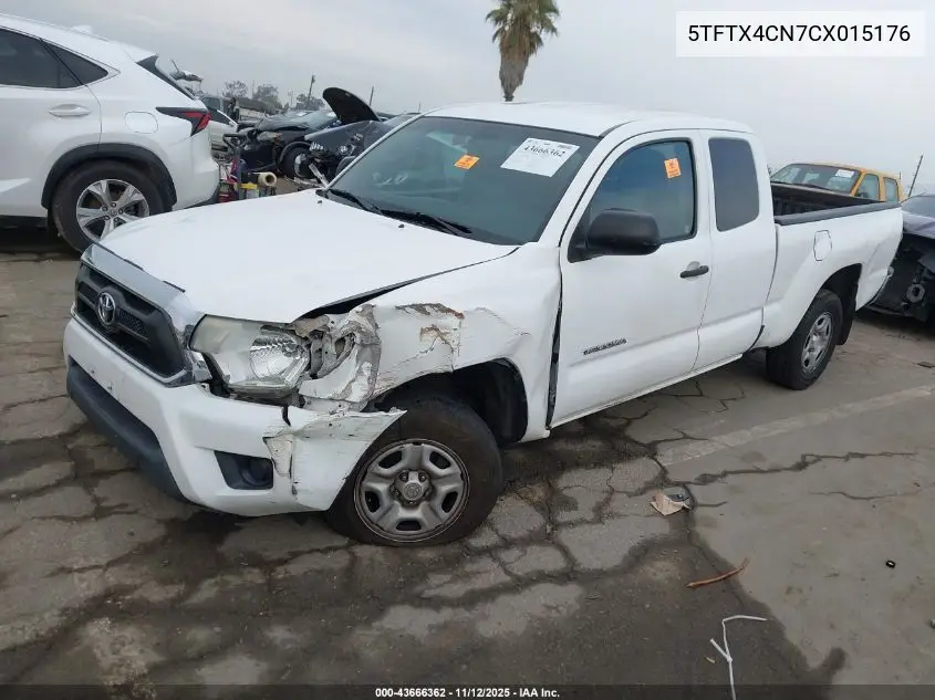 5TFTX4CN7CX015176 2012 Toyota Tacoma