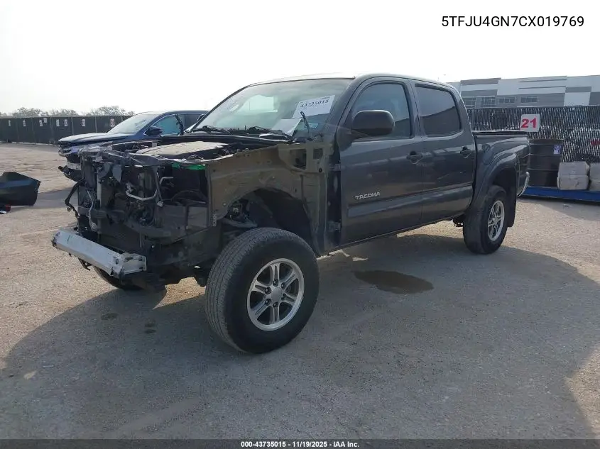 5TFJU4GN7CX019769 2012 Toyota Tacoma Prerunner V6