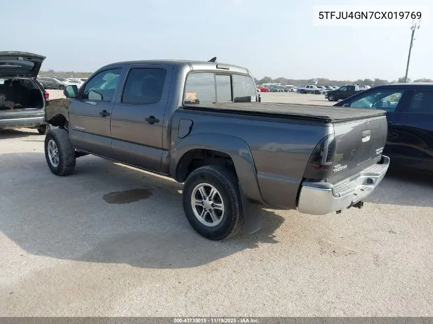 5TFJU4GN7CX019769 2012 Toyota Tacoma Prerunner V6