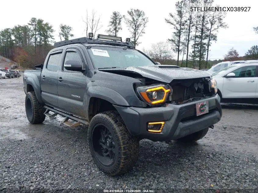 5TFLU4EN1CX038927 2012 Toyota Tacoma Base V6