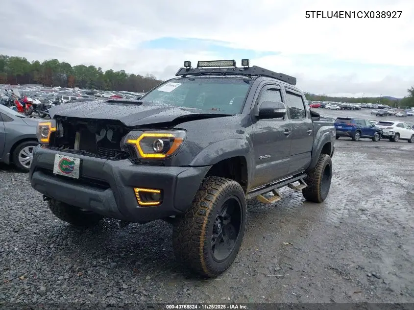 5TFLU4EN1CX038927 2012 Toyota Tacoma Base V6
