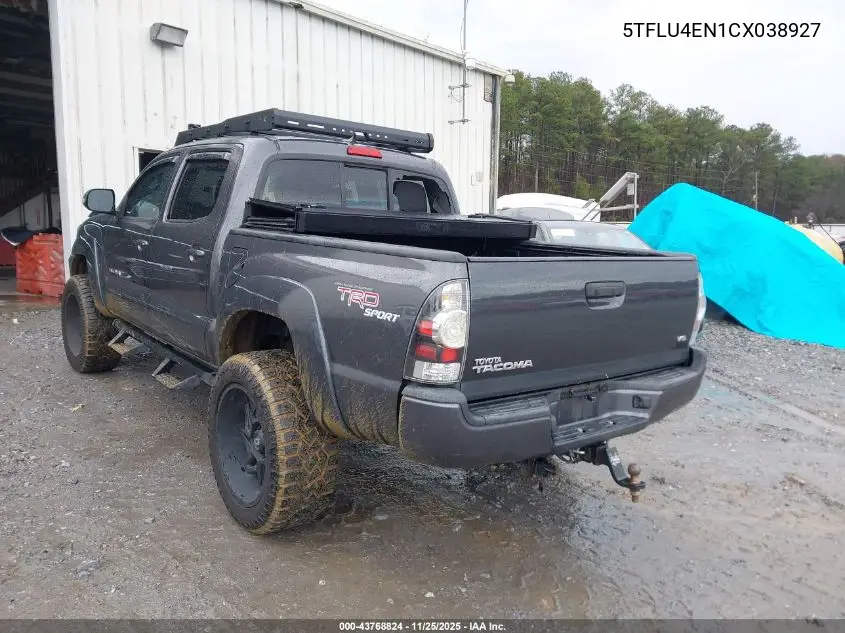 5TFLU4EN1CX038927 2012 Toyota Tacoma Base V6