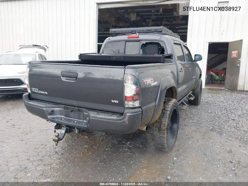 5TFLU4EN1CX038927 2012 Toyota Tacoma Base V6
