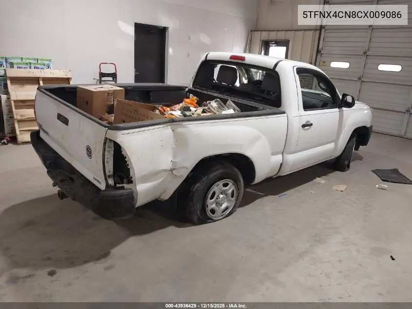 5TFNX4CN8CX009086 2012 Toyota Tacoma
