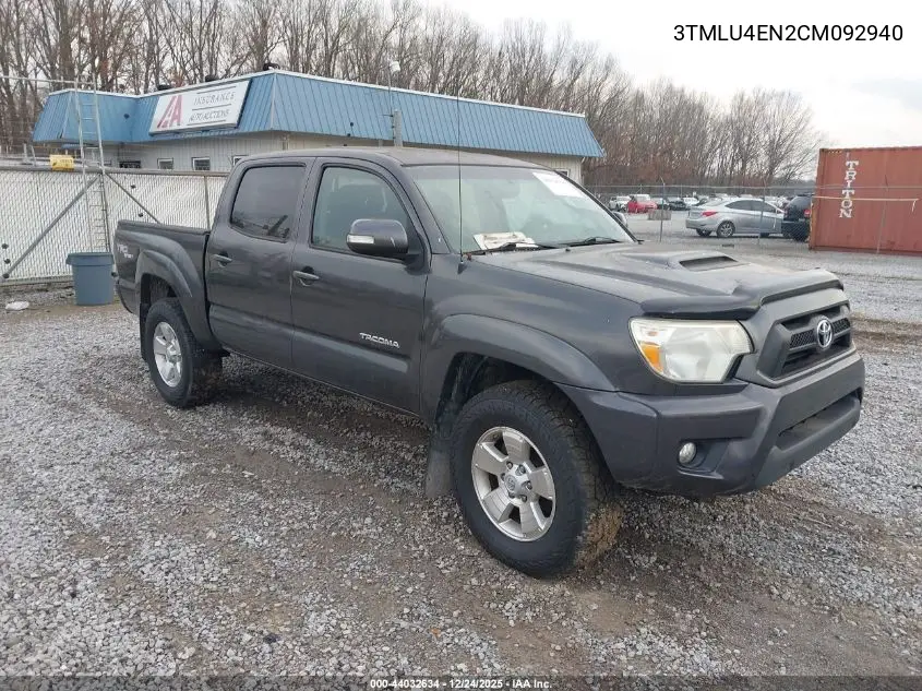 3TMLU4EN2CM092940 2012 Toyota Tacoma Base V6