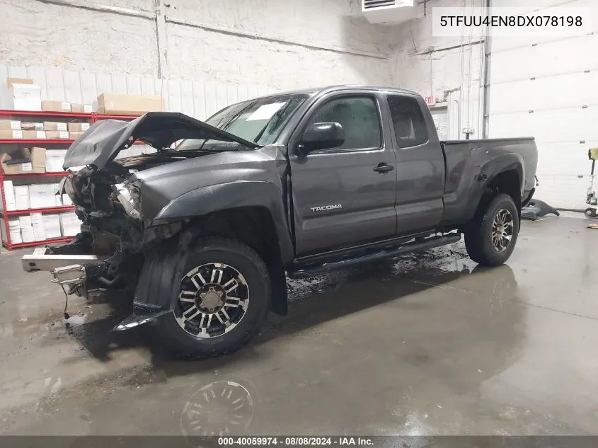 5TFUU4EN8DX078198 2013 Toyota Tacoma Base V6