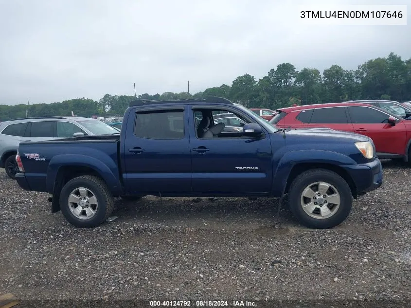 3TMLU4EN0DM107646 2013 Toyota Tacoma Base V6