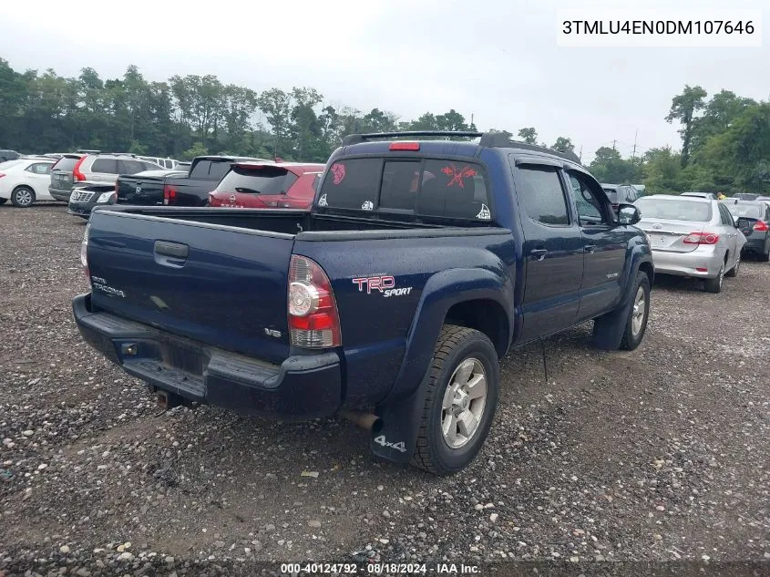 3TMLU4EN0DM107646 2013 Toyota Tacoma Base V6