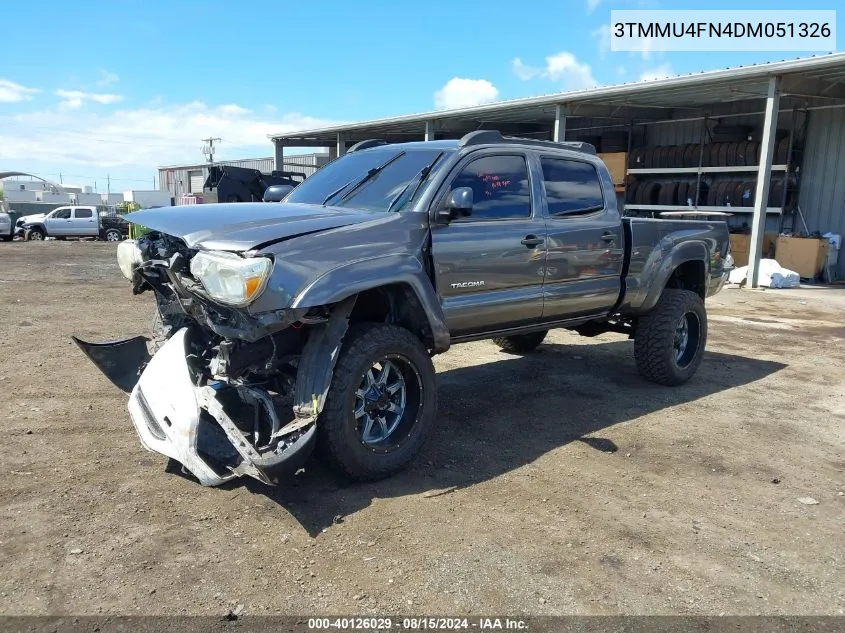 3TMMU4FN4DM051326 2013 Toyota Tacoma Base V6