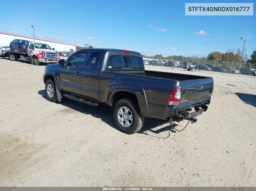 5TFTX4GN0DX016777 2013 Toyota Tacoma Prerunner