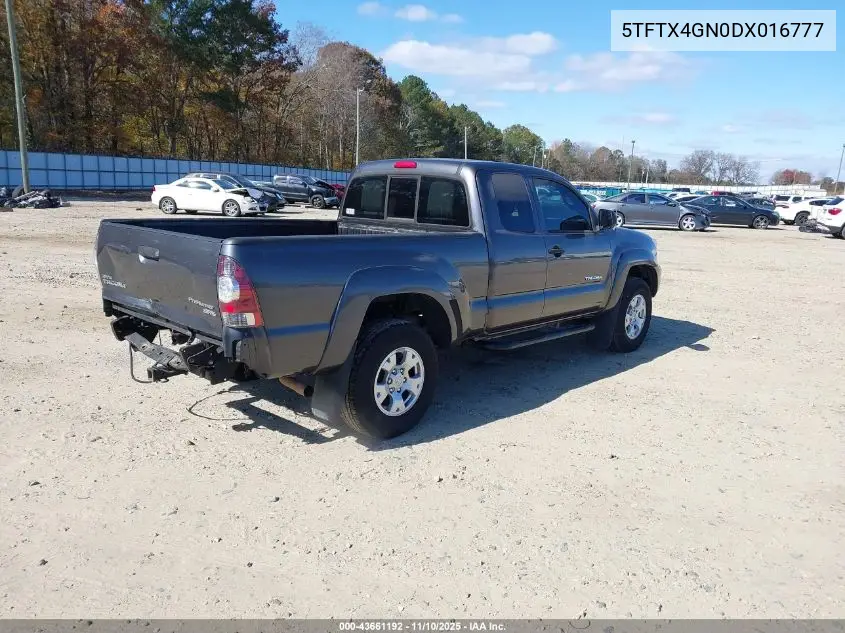 5TFTX4GN0DX016777 2013 Toyota Tacoma Prerunner
