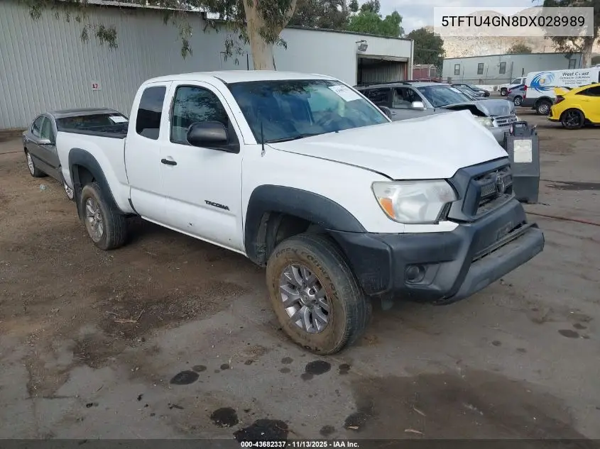 5TFTU4GN8DX028989 2013 Toyota Tacoma Prerunner V6