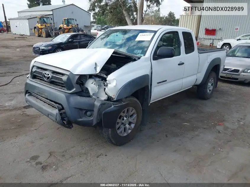 5TFTU4GN8DX028989 2013 Toyota Tacoma Prerunner V6
