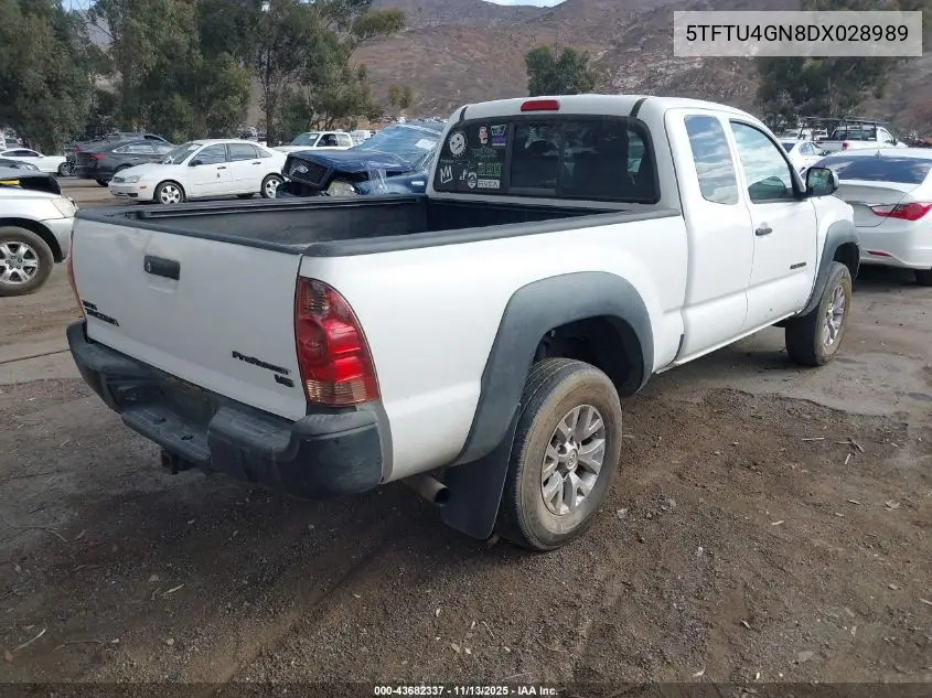 5TFTU4GN8DX028989 2013 Toyota Tacoma Prerunner V6