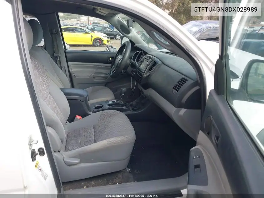 5TFTU4GN8DX028989 2013 Toyota Tacoma Prerunner V6