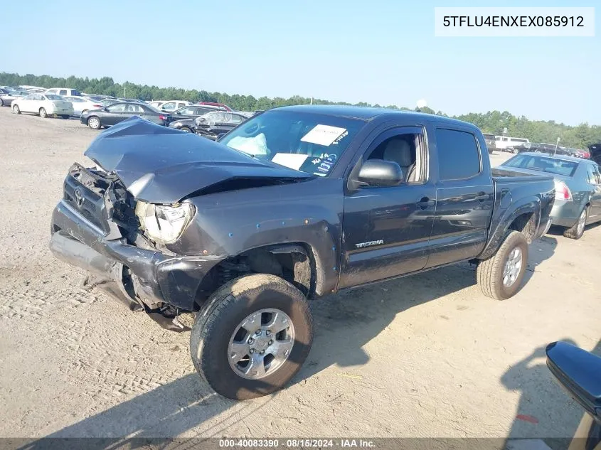 5TFLU4ENXEX085912 2014 Toyota Tacoma Double Cab