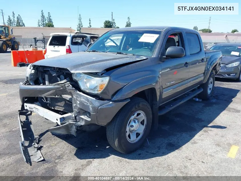 5TFJX4GN0EX034141 2014 Toyota Tacoma Prerunner