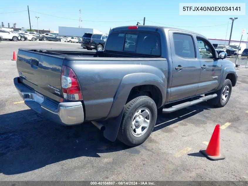 5TFJX4GN0EX034141 2014 Toyota Tacoma Prerunner