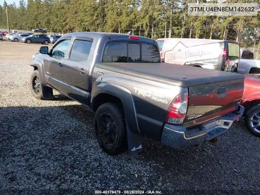 3TMLU4EN8EM142632 2014 Toyota Tacoma Base V6