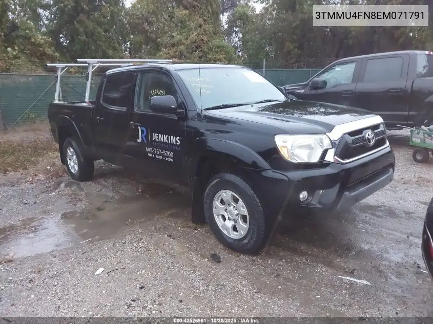 3TMMU4FN8EM071791 2014 Toyota Tacoma Base V6