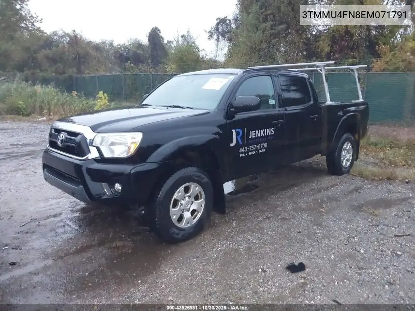 3TMMU4FN8EM071791 2014 Toyota Tacoma Base V6