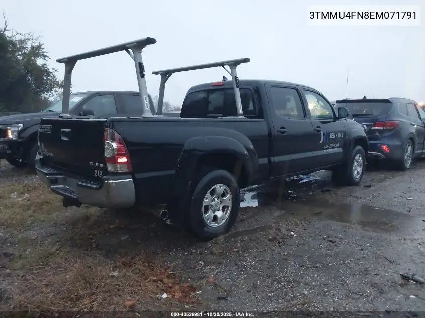 3TMMU4FN8EM071791 2014 Toyota Tacoma Base V6