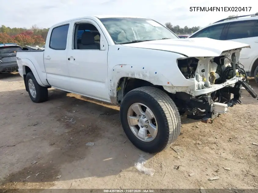 5TFMU4FN1EX020417 2014 Toyota Tacoma Base V6