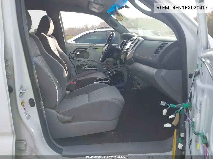 5TFMU4FN1EX020417 2014 Toyota Tacoma Base V6