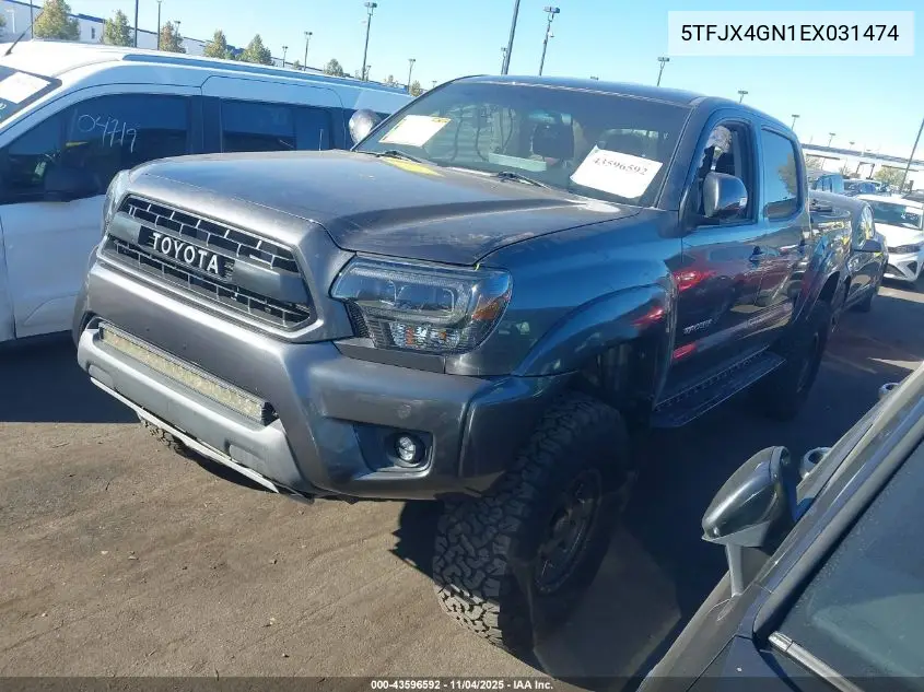 5TFJX4GN1EX031474 2014 Toyota Tacoma Prerunner
