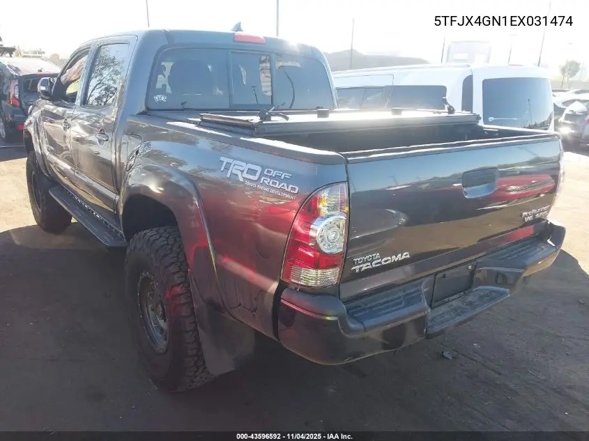 5TFJX4GN1EX031474 2014 Toyota Tacoma Prerunner